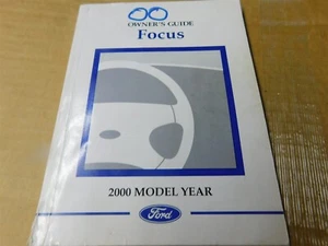 Manual Del Propietario Original Usado De 2000 Ford Focus En Buen Estado - Imagen 1 de 1