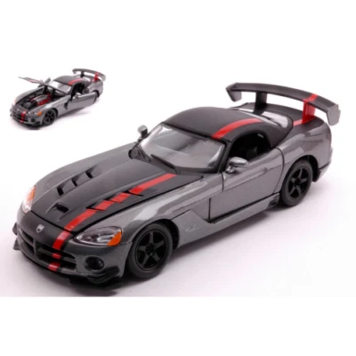 1/24 BURAGO DODGE VIPER SRT 10 ACR 2003 SILVERGUN/RED -1:24 BURAGO AUTO STRADALI - Immagine 1 di 3