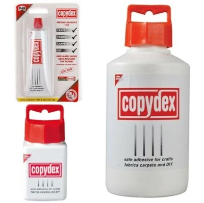Copydex Glue Adhesive Solvent Free Rubber Bond Crafts DIY Hobbies Repairs New