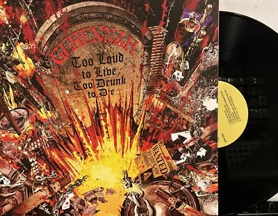 Gehennah - Too Loud to Live Too Drunk to Die LP 2023 Osmose Productions – OPLP45 - Image 1 of 4