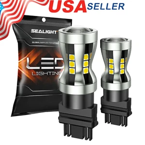SEALIGHT 3157 6000K 3000LM LED Bulbs Tail Lights Turn Signal Light Reverse Light - Picture 1 of 11
