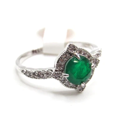 Bomb вечеринки кольцо размер 10 RBP3556 шикарный зеленый камень кольцо удивительный вид - Изображение 1 из 4