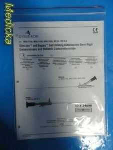 GYRUS ACMI Slimline & Bagley Urteroscopio y Cistourteroscopoe MANUAL DE USUARIO ~ 24098 - Imagen 1 de 5