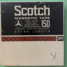3 Scotch 3m Magnetic Tape 150 1/4 in X 1800 FT 1.0 Mil 7 Inch Reel