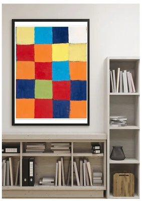 Colour Chart, 1930 Paul Klee Vintage Retro Poster Print Décor Art Picture A4 - Image 1 of 2