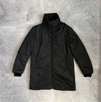 Prada Milano Vintage Nylon Parka Puffer Ski Jacket Black  Size 50 Art SGV294 - Image 1 of 4