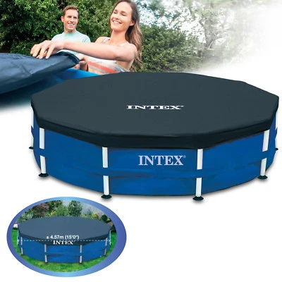 Intex 457 Abdeckplane Poolplane Poolabdeckung Plane Pool Abdeckung Frame 28032 - Bild 1 von 2