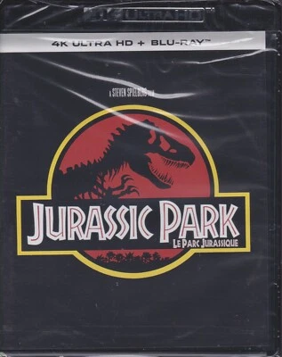 JURASSIC PARK 4K ULTRA HD & BLURAY SET with Jeff Goldblum & Richard Attenborough - Imagem 1 de 2