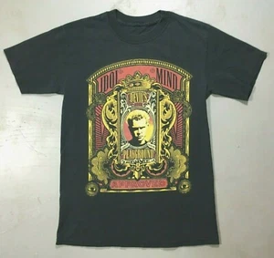 Billy Idol 2005 Tour Black t Shirt Devils Playground Size Medium 2 Sided Rock - Picture 1 of 7