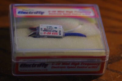 ElectriFly C-20 Mini High Frequency Electronic Speed Control New in box GPMM2020 - Image 1 of 4