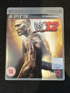 WWE 12 PS3 PLAYSTATION 3. WRESTLING GAME. WITH CASE & BOOKLET. - Picture 1 of 3