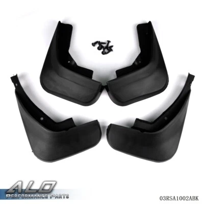 Fit For 2006-2010 Audi A6(C6) Sedan Front+Rear Mud Flap Splash Guard Mudguard Foto 1 de 4