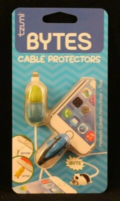 Tzumi - Bytes - Tortuga y pez espiga azul - Protege los cables del desgaste - 6649 Foto 1 de 3