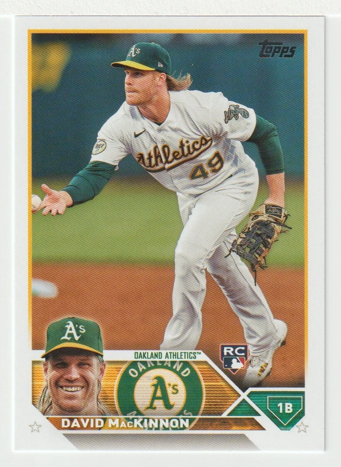 David MacKinnon RC - Oakland Athletics (Baseball Card) 2023 Topps # 276 Mint - Image 1 of 1