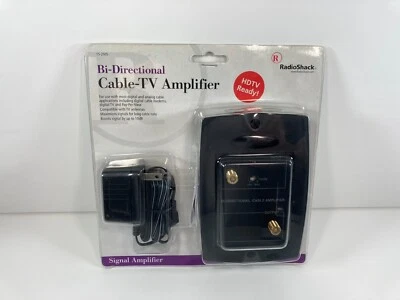 Radio Shack Bi Directional Cable TV Amplifier 15-2505 HDTV Ready - Image 1 of 4