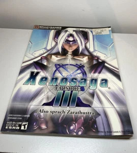 Xenosaga Episode III Strategy Guide Book Brady Games RARE Ps2 With Poster! - Picture 1 of 5
