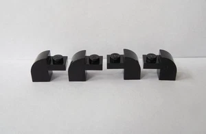 Lego LADRILLO NEGRO MODIFICADO 1 x 2 x 1 1/3 con Tapa Redondeada Curvada - Lote de 8 - Imagen 1 de 1