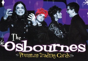 OSBOURNES, THE 2002 INKWORKS PROMO CARD P0 SAN DIEGO COMIC CON - Picture 1 of 1