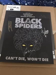 BLACK SPIDERS-CAN'T DIE, WON'T DIE SPECIAL SPLATTER VINYL + SIGNED PRINT PRORDER - Picture 1 of 6