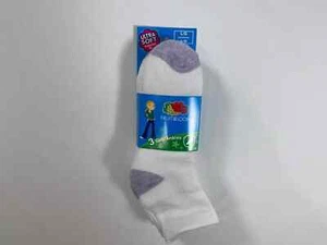 Fruit of the Loom Girls Ankle Socks Ultra Soft White Sz Large A3015 - Picture 1 of 2