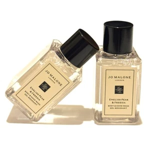 Lot Of 2 {Jo Malone} English Pear & Freesia Body Hand Wash Gel 15 ml/0.5oz Mini - Picture 1 of 3