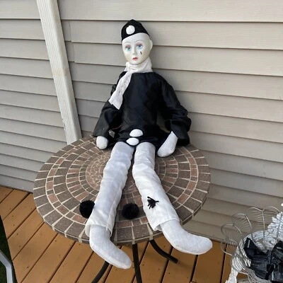 "Muñeca tocador francesa vintage estilo cerámica cabeza bisque 45""" Foto 1 de 4