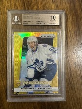 2013-14 Panini Prizm Hockey Gold Prizm /10  #289 Michael Kostka Toronto BGS 10