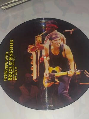 Bruce Springsteen - Interview With... Picture Disc Vinyl Record UK Import NEW - Image 1 of 2
