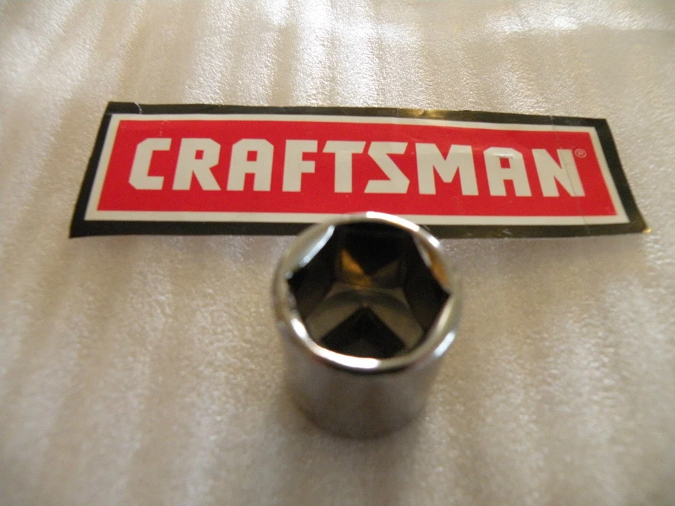 NEW CRAFTSMAN 3/8" Drive Dr - METRIC mm SHALLOW SOCKET 6 Pt Point 6pt - ANY SIZE