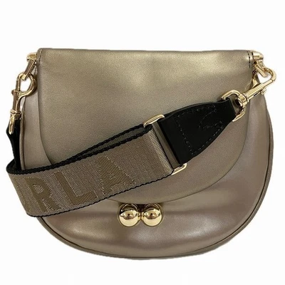 Furla Leather Shoulder Bag Women Gold One Size - Image 1 of 4