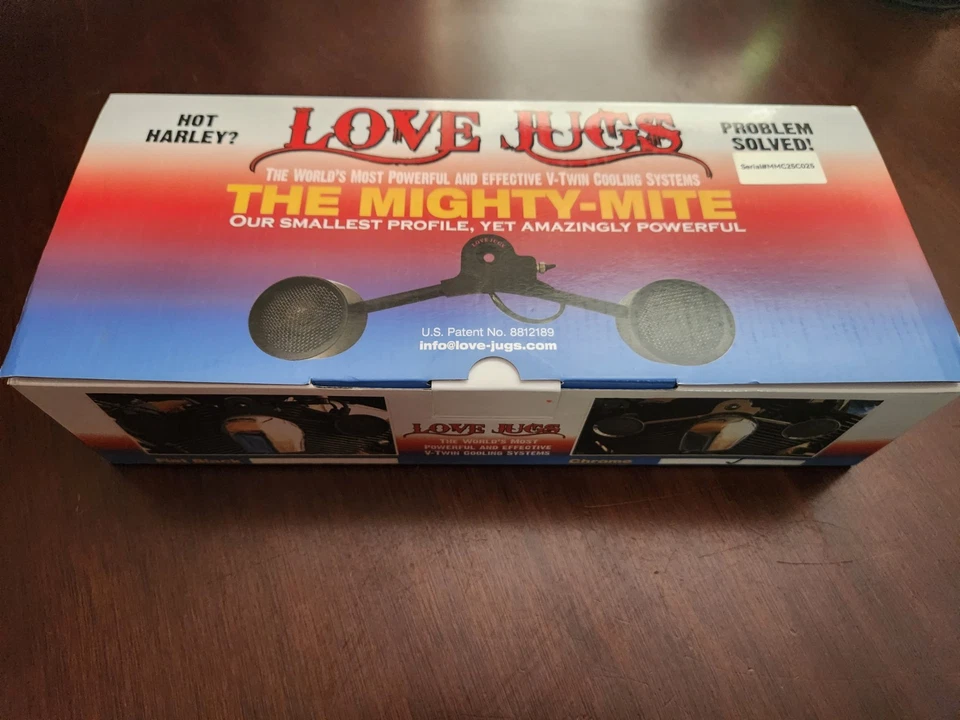 Sistema de refrigeración del motor Love Jugs Chrome Mighty-Mite Foto 1 de 2