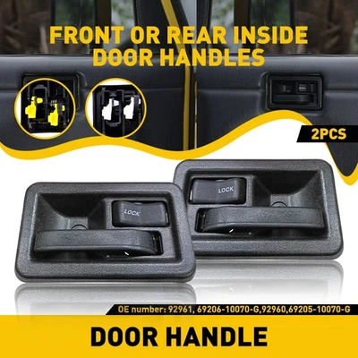 Par de manijas interiores de puerta y derecha derecha para Jeep Wrangler 1987-2004 YJ TJ EE. UU. Foto 1 de 4