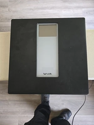 Taylor Digital Glass Bathroom Scale - Image 1 of 2