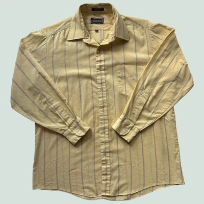 Camisa Cordova Pastel Rayas Abotonada Hombre’s L 90s Preppy Foto 1 de 4