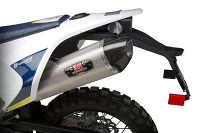Yos. Выхлопная труба надвижная R-77 S.S./Carbon подходит для KTM 690, Husqvarna 701 19701BD520 - Изображение 1 из 4