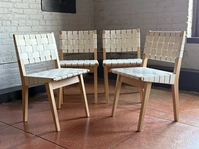 Sillas Jens Risom Modelo 666 para Knoll, Juego de 4, Vintage Foto 1 de 4