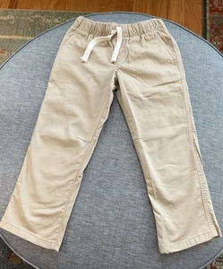 Cat and Jack toddler boys sz 4 pants long, khaki,elastic waist,reinforced knees - Picture 1 of 5