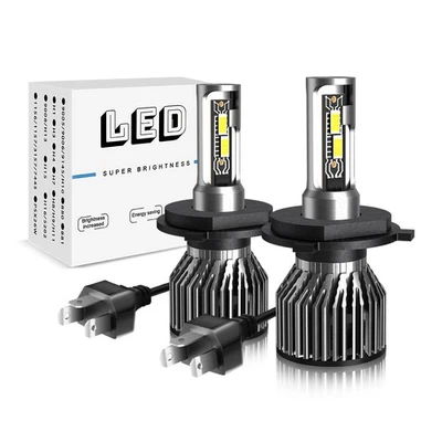 Para KAWASAKI BRUTE FORCE PRAIRIE Faro Bombillas LED Alta Potencia 2x H4 Foto 1 de 4