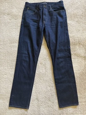 J. Jeans reto Crew Mercantile lavagem escura tamanho 31x32 estilo J7570 - Imagem 1 de 4