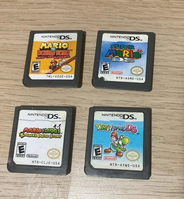 Mario & Luigi, Super Mario 64, Mario vs DK, Yoshi’s Island Bundle (Nintendo DS) Foto 1 de 3