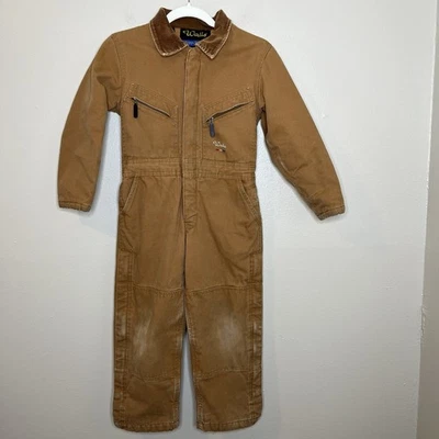 Walls Zero Zone Kids Coveralls Canvas Work Utility Kids Boys 8 Duck Youth Farm  - Image 1 of 4