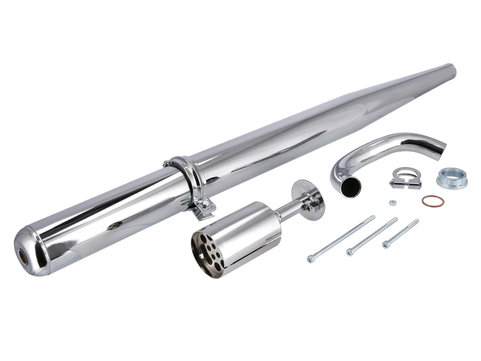 Tuningauspuff AOA3 GEN2 (50 - 110ccm) - für Simson S51, S70 - Bild 1 von 3