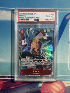 Marco (Alternate Art) OP02-018 Paramount War Foil JAPANESE PSA 10 - Bild 1 von 2