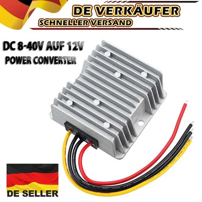 AUCHIVES Spannungswandler Spannungsregler DC 8V 40V auf DC 12V 10A 120W Abwärtswandler