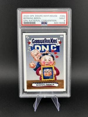 2020 Topps GPK Berning Biden Disgrace  The White House Garbage Pail Kids PSA 9 - Image 1 of 3