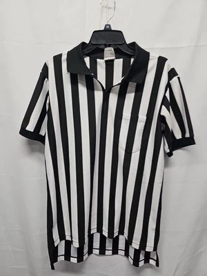 罗林斯男式复古裁判官方球衣衬衫篮球足球曲棍球M — 第 1/4 张图片