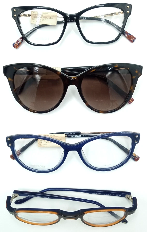 Gafas Missoni para mujer ELIGE TALLA/COLOR/MODELO/MARCO Monturas para gafas Anteojos Foto 1 de 3