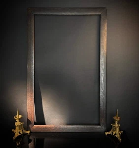Extra Large (127.5x82cm) Antique Picture Frame / Photo Frame | Solid Oak | Dark - Picture 1 of 11