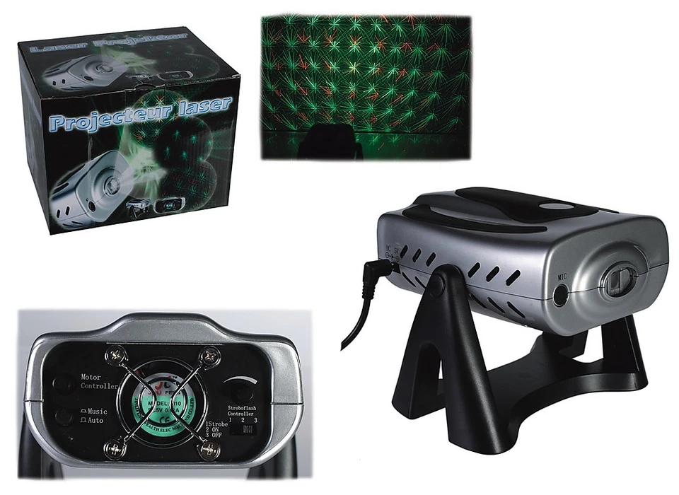 Mini Disco Laser Projector Showlaser DJ Licht Beleuchtung Effekt Bühne Show - Bild 1 von 1