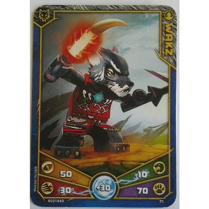 LEGO LEGENDS OF CHIMA Deck 5 card packs WAKZ Inv 1 - Image 1 of 1